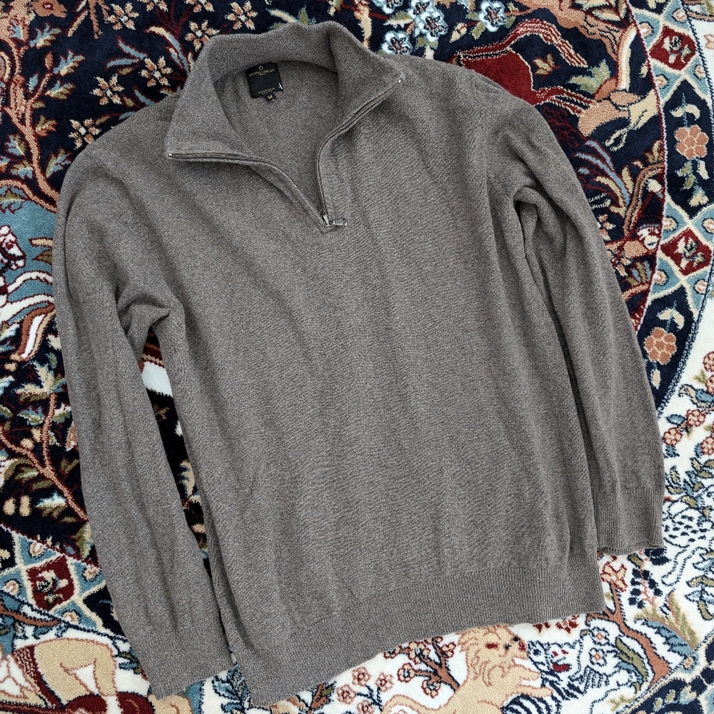 Taupe Wool Blend Sweater (Purchased in Rome, Italy 🇮🇹)